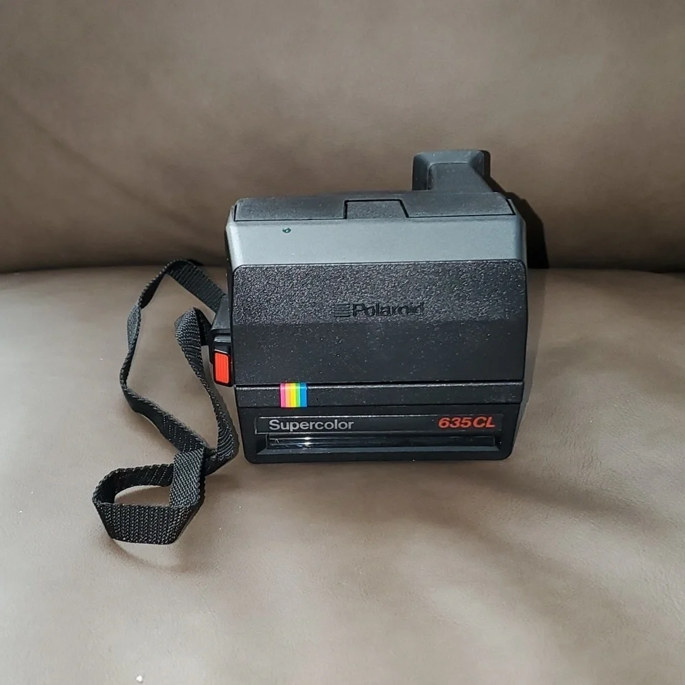 Polaroid Instant Camera Supercolor 635CL with Box (Untested)